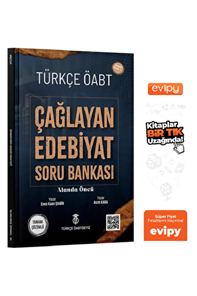 TÜRKÇE ÖABTDEYİZ 2025 ÖABT Türkçe Öğretmenliği Çağlayan Edebiyat Soru Bankası...