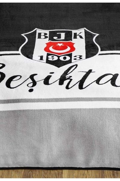 Taç Beşiktaş Classic Single Blanket - Licensed, Crown Fan (160X220)