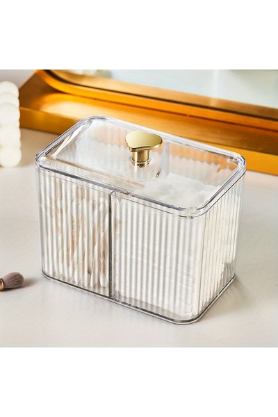 Choice منظم مستحضرات التجميل من الأكريليك الشفاف، صندوق تخزين لإزالة المكياج ...