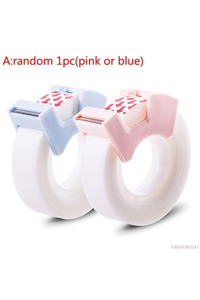 Choice A 1pc Transparent Small Tape 12mm Adhesive With Cutting Tool Writable Invisible Correction Stationer
