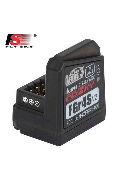 Choice Flysky FGR4S V2 Receiver AFHDS Single-Antenna Bidirectional PWM /PPM / IBUS Output Receiver for F...