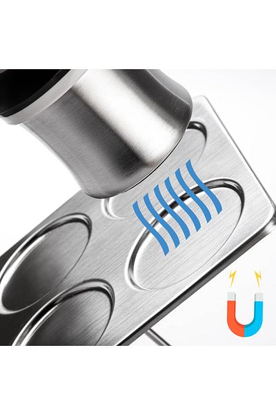 Tantitoni Set of 6 Stainless Steel Spice Bowl with Stand 110ml