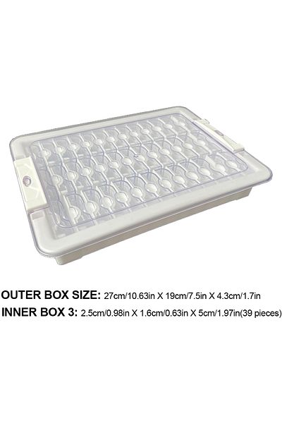 Choice Bead Box 9/15/21/24/26/39 Grids Clear Diamond Painting Accessories Box Small Clear Embroidery Box Fo