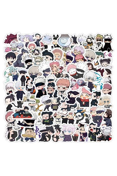 Choice 100pcs 10/30/50/100pcs Kawaii Anime Jujutsu Kaisen Stickers Decals Waterproof Graffiti Skateboard Ph