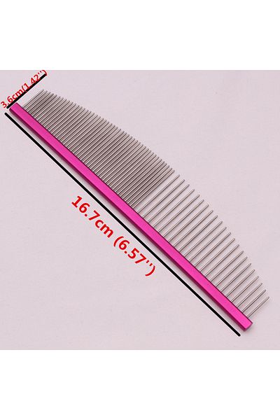Choice C7999fen Pet Grooming Combs Aluminum Alloy Brush For Dogs Boundary Knot Massage Tools Professional S