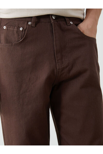 LC Waikiki Brown Standard Fit Men's Trousers