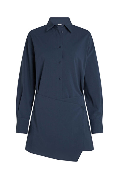 Calvin Klein WRAP AROUND LS DRESS