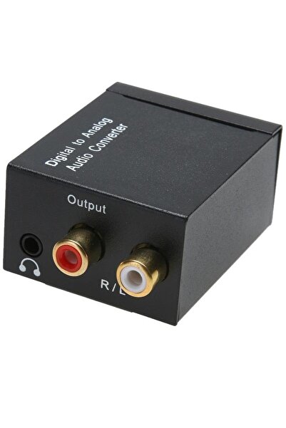 Temiz Pazar 5057 Dijital To Analog 3.5mm Optik Ses Tos Çevirici Dönüştürücü Adaptör