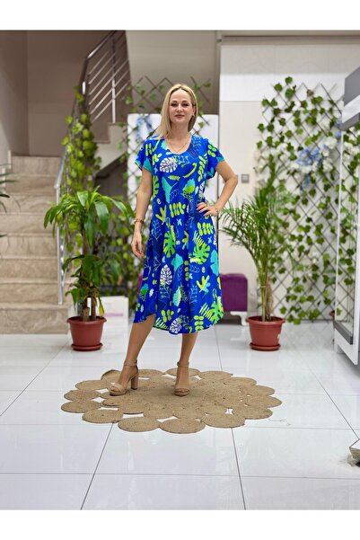 Punta Otantik FD17092 Viskon Elbise