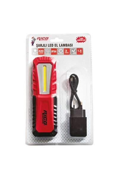 Genel Markalar Şarjlı El Lambası Ledli K19 420LM 013-RC0038 Lümen