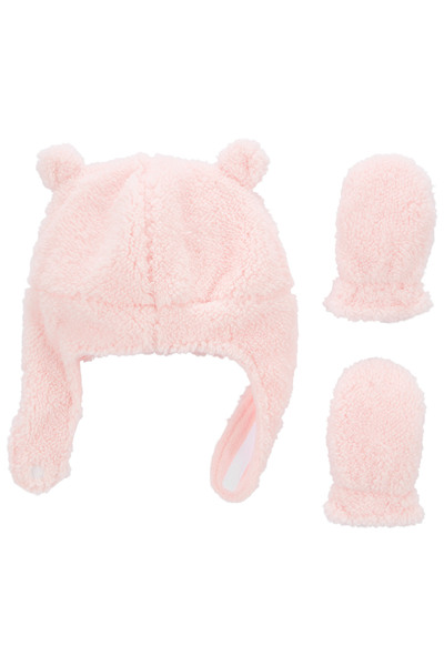 Carter's Kız Bebek Bere Eldiven Set 2'li Paket