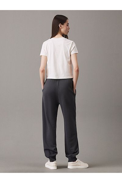 Calvin Klein Beige Damen-Jogginghose – reguläre Passform, weites Bein, elastische Taille und Bein J20J 224989 -PT2