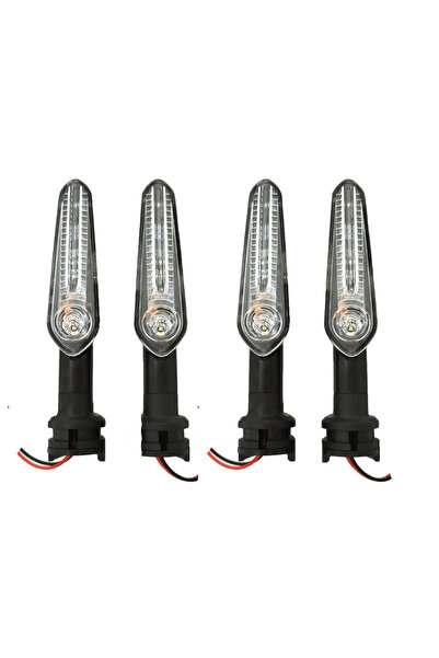 Choice1 4 قطع من مصابيح إشارة الانعطاف LED الصغيرة للدراجات النارية، ضوء وامض...