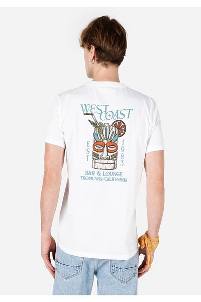 Colin's Regular Fit Round Neck Plain Men's White Short Sleeve T-Shirt