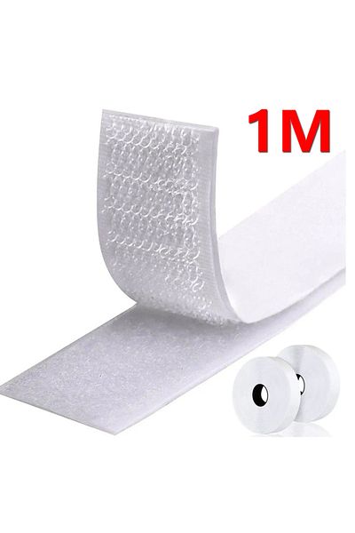 Choice 20mm Wide White 1meter 1/3/5m Strong Self-adhesive Fastener Tape Hook And Loop Magic Nylon Sticker T