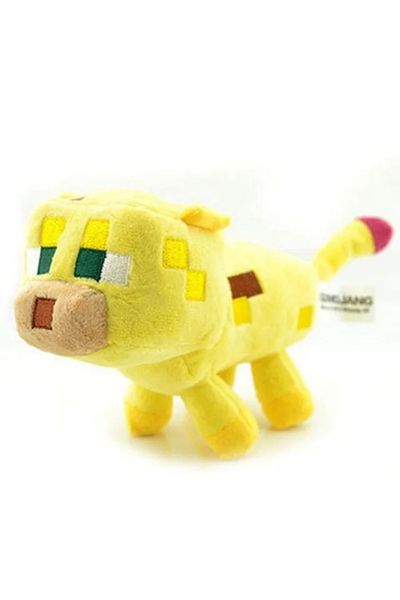 Choice 24cm Yellow Ocelot Plush Toys 24cm Yellow Game Mc Ocelot Cat Plush Toy Doll Soft Stuffed Animals Toy