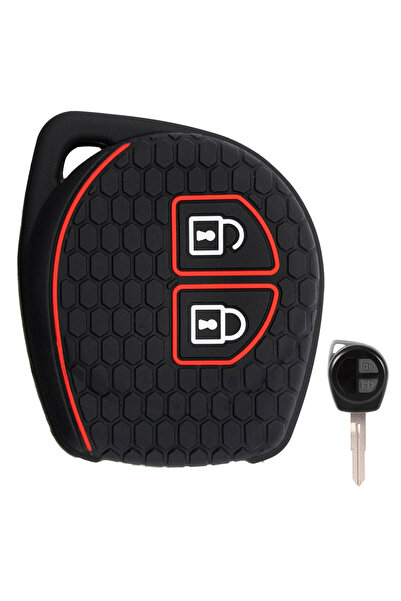Choice 2 Button Silicone Car Remote Key Fob Case Cover Shell For Suzuki SX4 S...