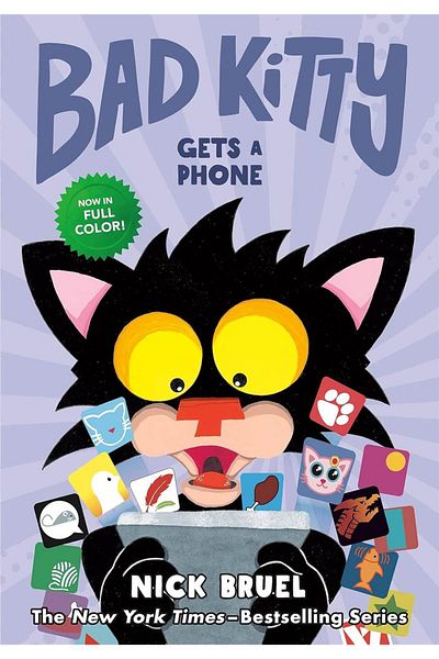 Roaring Brook Bad Kitty Gets a Phone (Graphic Novel) - Bad Kitty