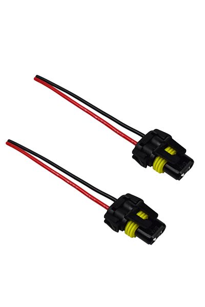 MOJOYCE 2-10Pcs 9005 HB3 9006 HB4 Female Adapter Wiring Harness Sockets Wire Connector for Headlight Fog ...