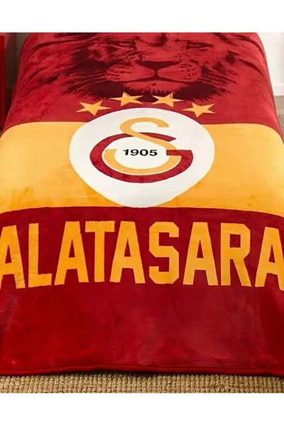 Taç Galatasaray Classic Lion - Single Licensed Blanket (160X220)