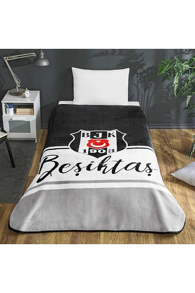 Taç Beşiktaş Classic Single Blanket - Licensed, Crown Fan (160X220)