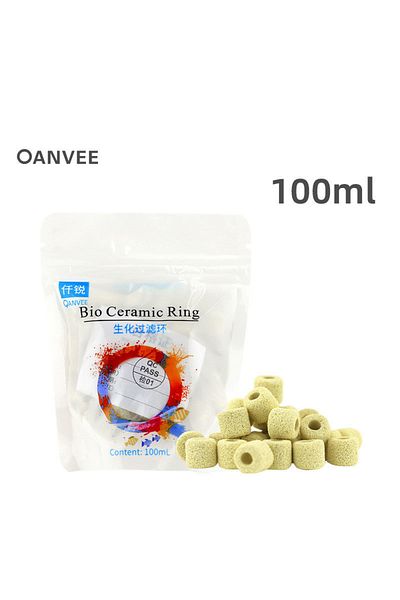 JFENGLI Bio Ceramic Ring Fish Tank Hollow Quartz Ball Free Breathing Cubes Bio Ceramic Ring Aquarium Biochem