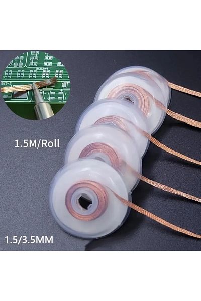 Choice 1.5mm X 1.5m 1pc 2.0mm 3.5mm 1.5m Welding Wires Desoldering Braid Solder Remover Wick Wire Welding T