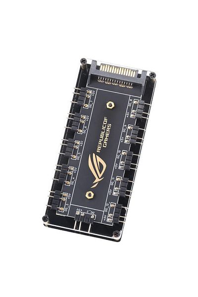 VKTECH Sata Rgb Fan Hub Argb كابل الفاصل مهايئ التوزيع للوحات الأم Asus/msi/gigabyte