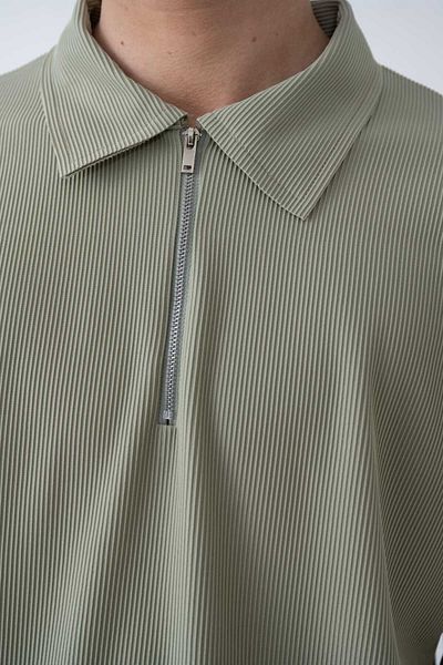 MARRAKECH Unisex Oversize Polo Collar - Ύφασμα με φερμουάρ και οδοντωτό