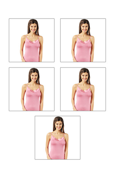 ÖZKAN underwear Özkan 2040 5-пакетний жіночий віскозний атласний комір, еласт...