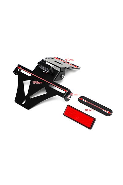 Choice Artudatech Universal Motorcycle License Number Plate Frame Holder Bracket Adjustable Angle Motorb...