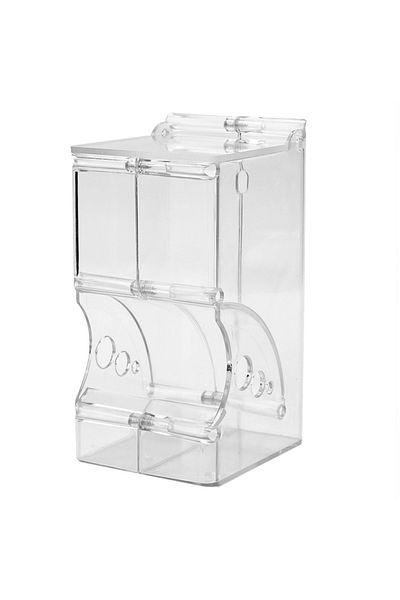 Choice A Cute Hamster Samll Animal Automatic Pet Food Feeder Transparent Safe Food Bowl