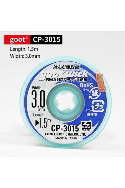 Choice Cp-3015 Original Goot Wick Desoldering Tin Removal Tape For Mobile Phone Pcb Smd Solder Removal Bga