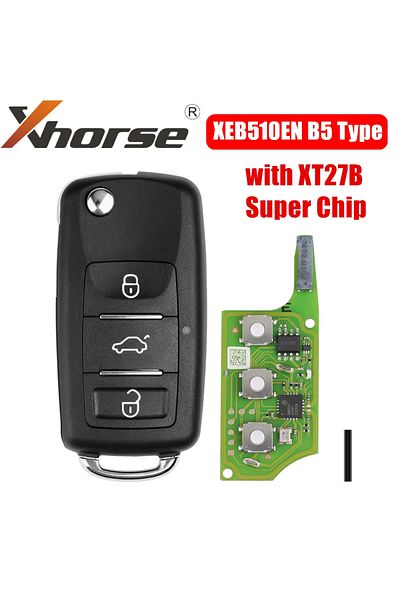 Xhorse XEB510EN For Volkswagen B5 Type Super Remote with XT27B Super Chip
