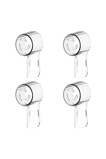 Choice 4 قطع من أغطية رأس فرشاة الأسنان المقاومة للغبار لرؤوس فرشاة الأسنان ا...