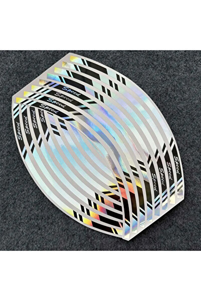 Choice Black Rainbow 17" Car Styling Strips Rainbow Rim Tape Motocross Bike M...
