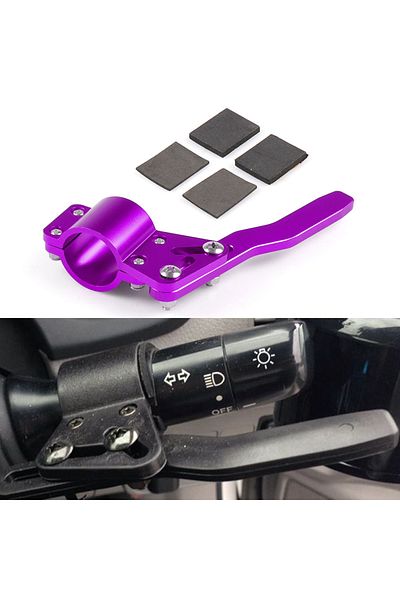 Choice Purple Aluminium Car Styling Adjustment Steering Wheel Turn Rod Extension Turn Signal Lever Position