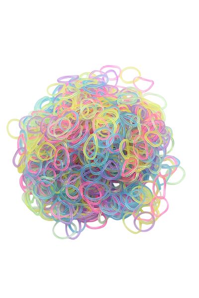 Choice Mix 600pcs 600pcs Glow In The Dark Loom Band Kit Colorful Diy Bracelet Making Set With Beads & Acces
