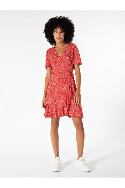 Colin's Slim Fit Women's Red Dress Cl 1058870