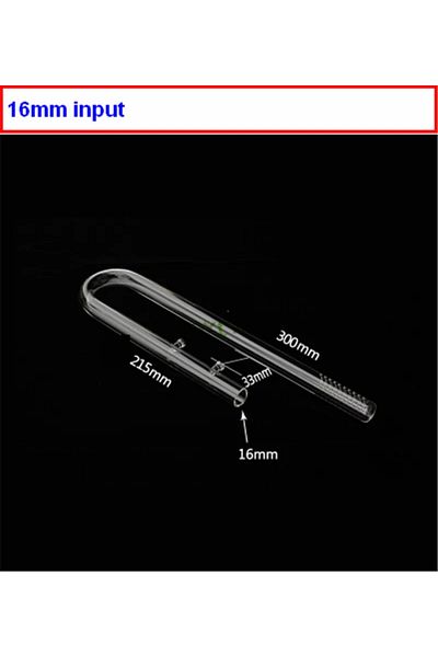 Choice 16mm Input Aquarium Glass Inflow Outflow Lily Pipe 12/16mm 16/22mm Tube Fish Tank Aquatic Water Plan