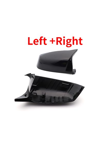 Choice Bright Black Side Wing Rearview Mirror Cover Cap For Bmw 5 6 7 Series F01 F02 F03 F04 F06 F07 F10 F1