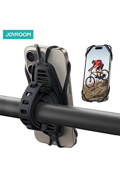 Choice حامل هاتف للدراجة النارية من Joyroom باللون الأسود مقاس 7.2 بوصة، حامل...
