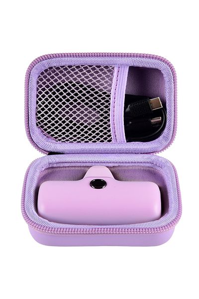 Choice Grape Carrying Case For Iwalk Portable Charger Power Bank. Also For Jejill/for Charmast/for Lanluk/f