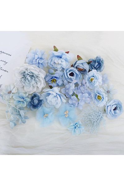 Choice 1 Bag 08a Gu21507 1bag European Artificial Flower Head For Home Decor Wedding Flower Wall Decoration