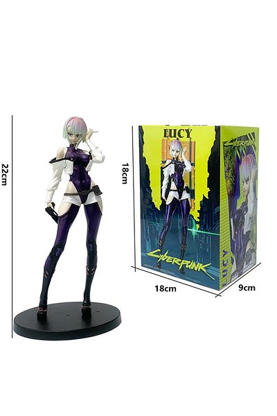 Choice With Box Hot 22cm Cyberpunk：edgerunners Anime Figure #2077 Super Hacker Edge Walker Lucy Action Figu