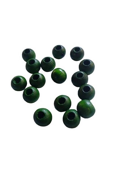 Selin 10 Mm Pistachio Green Wooden Beads - (Average ± 110 - 150 Pieces)