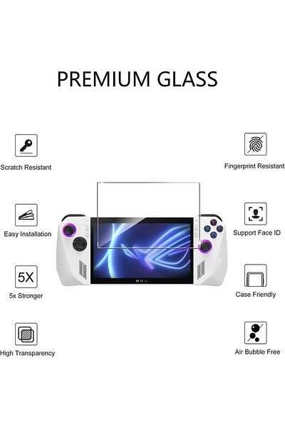 Choice 1PCS 1/2/3PCS Protective Tempered Glass for Asus ROG Ally Anti-scratch Screen Protective Film for As