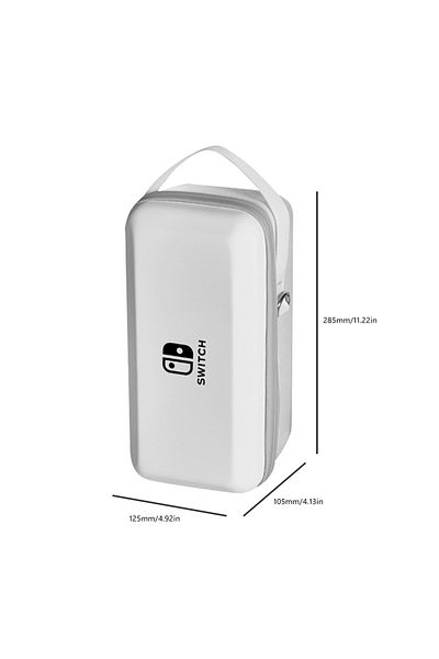 MOJOYCE White Eva Hard Case Waterproof Protective Storage Bag Travel Pouch For Nintendo Switch For Switch Ol
