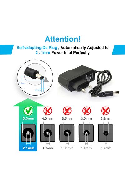 YTDMEN 4.5v 1a Eu Ac To Dc 100-240v Power Adapter 3v 4.5v 5v 6v Power Supply Switching Charger 7.5v 9v 10v