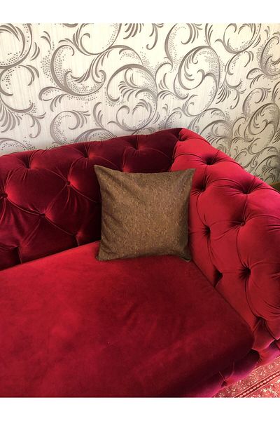 Becenhouse Luxury Velvet Soft Series καφέ Μαξιλάρι, Μαξιλαροθήκη